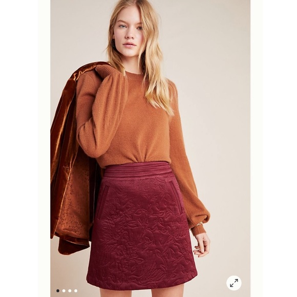 Anthropologie Dresses & Skirts - Anthro NWT Maeve Beatrice Quilted Mini Skirt